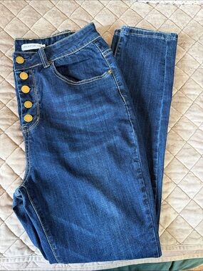 Abela Story + co High-Rise Dark Blue Skinny size 13